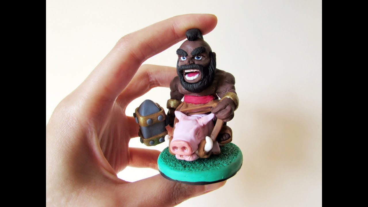 Hog Rider Clash of Clans Polymer Clay Tutorial Part 3
