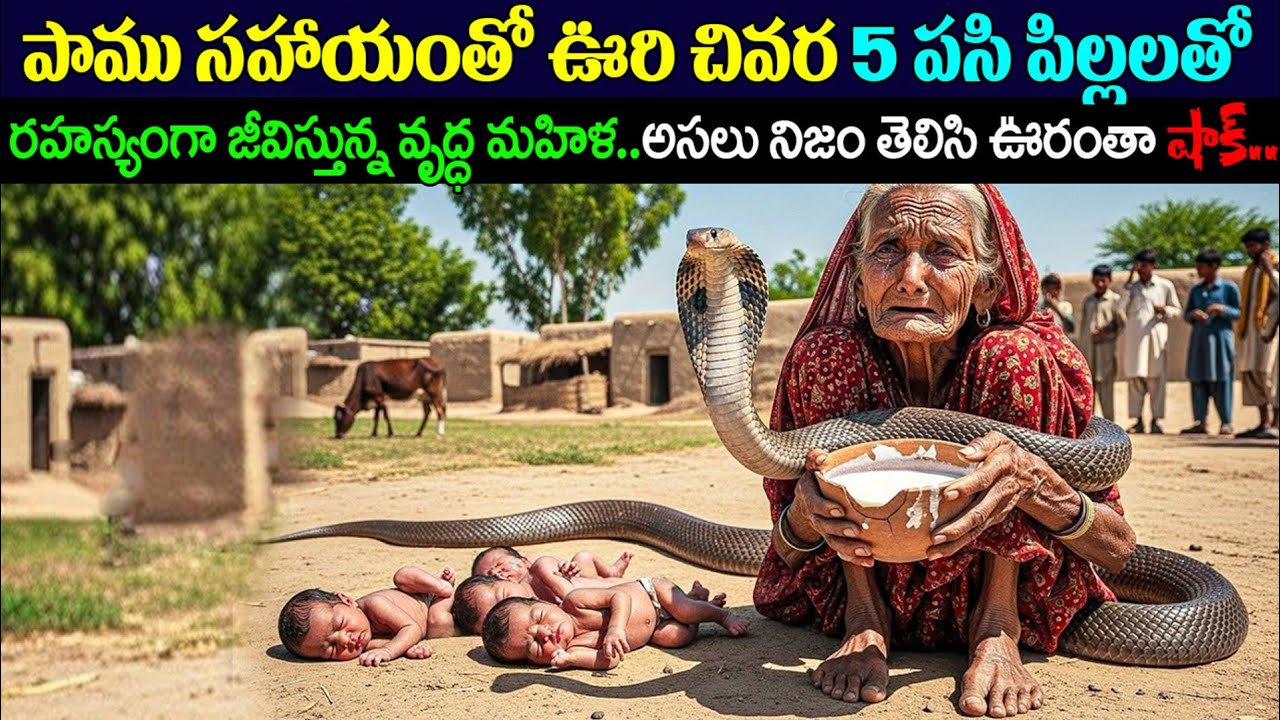 పాము సహాయంతో ఊరి చివర 5 పసి పిల్లలతో రహస్యంగా జీవిస్తున్న వృద్ధ మహిళ..అసలు నిజం తెలిసి ఊరంతా షాక్..