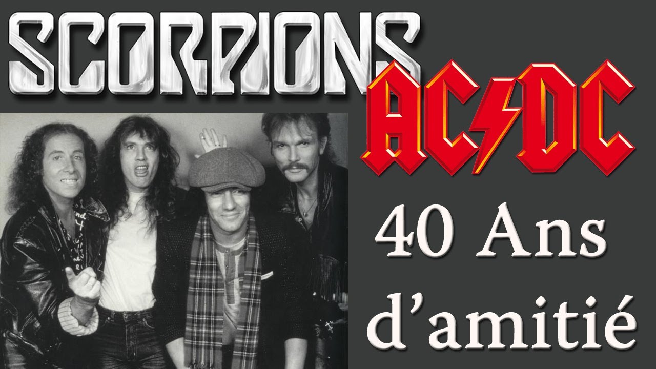 🦂 SCORPIONS et AC⚡DC : 40 ans d'amitié !