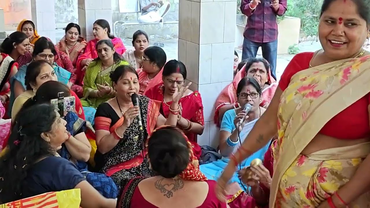 काली मां भजन खूब डांस🚩जरा इतना बता मैया तेरा रंग काला क्यों गजब रौनक धूम मचाई देखें🤩