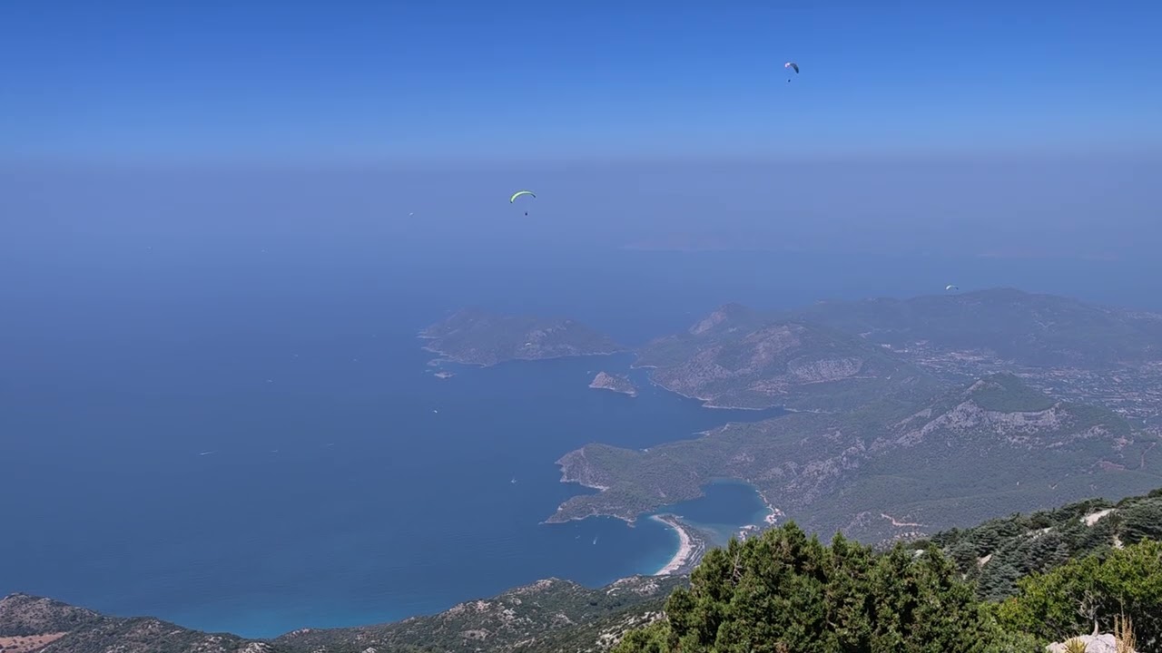 Paragliding с Бабадаг Олюдениз #travel #turkish #sia #shortsclip #shorts #youtuber #shorts 