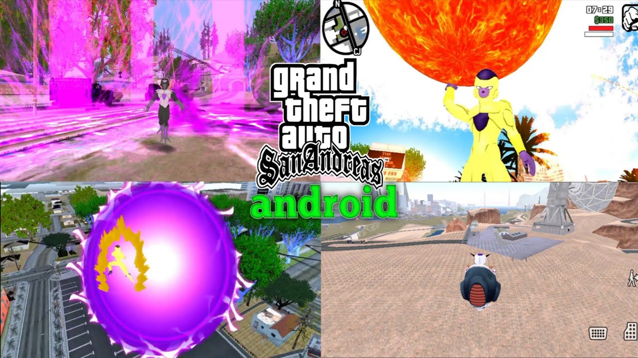 Frieza Black X Frieza Golden Dragon Ball's MODPACK GTA SA ANDROID