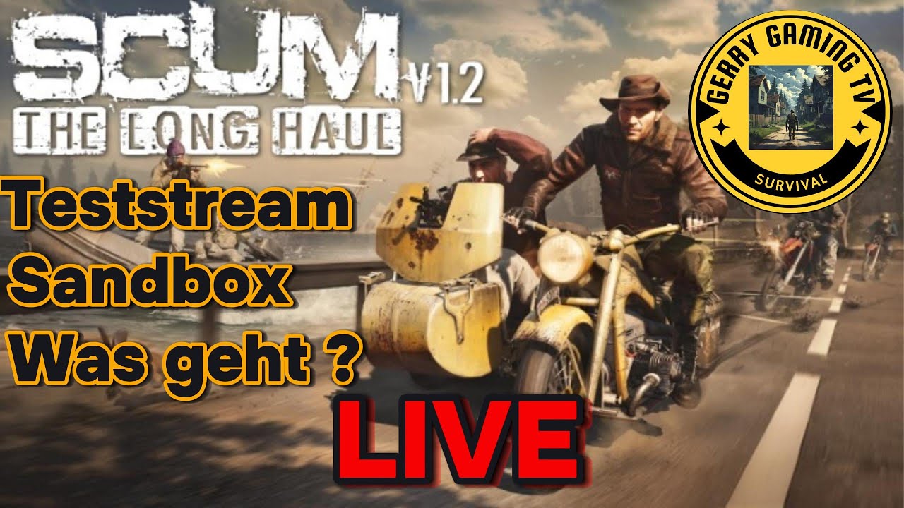 SCUM Gameplay Deutsch  I Teststream Sandbox , was geht ? I 