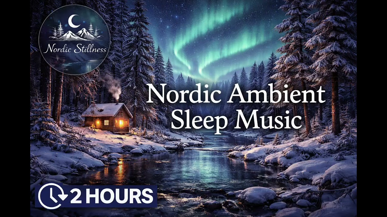 Peaceful Scandinavian Ambient Music for Sleep ❄️ Nordic Stillness (2 Hours)