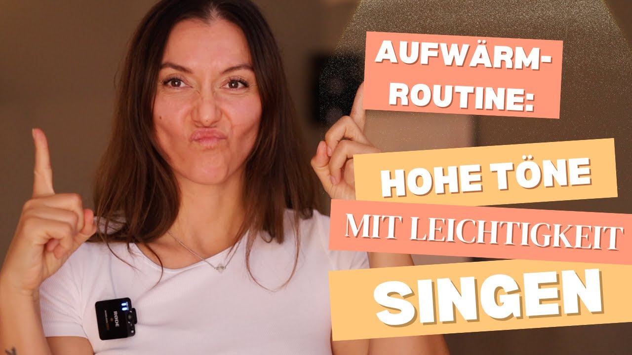 Willst du hohe Töne endlich mit Leichtigkeit und souverän singen können?
