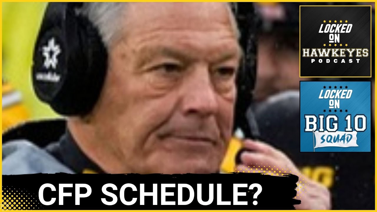 Big 10 SQUAD -  College Football Playoff Schedule REVEALED | How this Affects Iowa