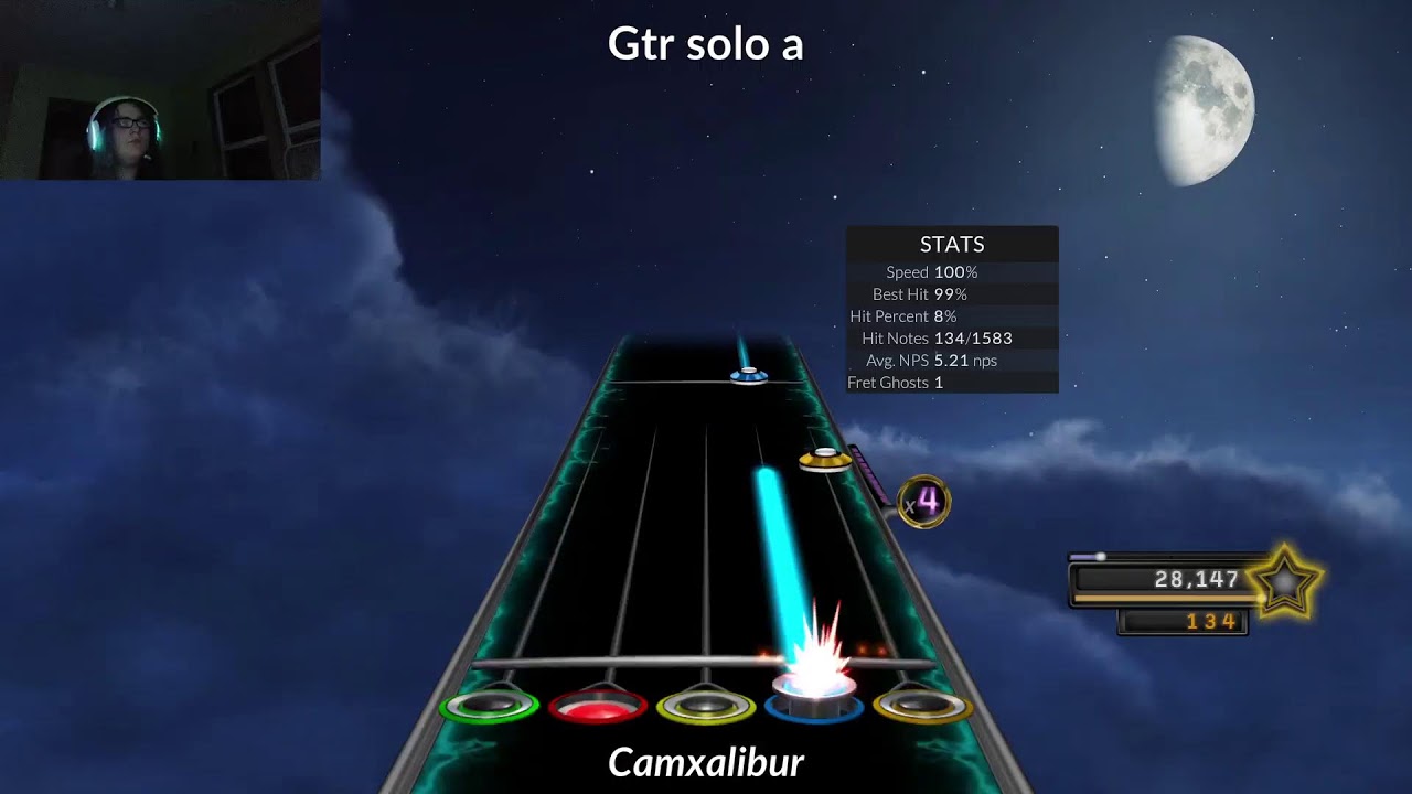 Chilling on clone hero