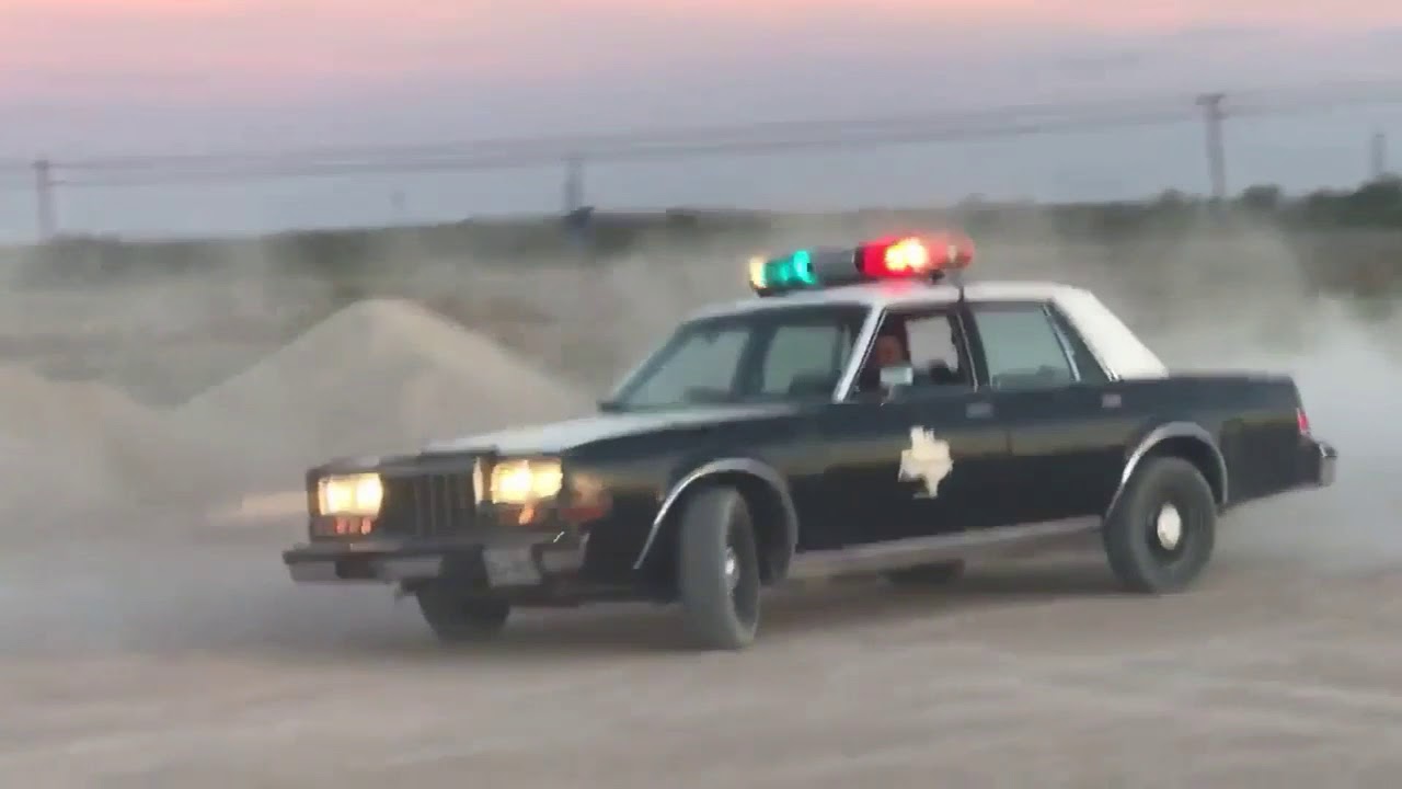 1983 Dodge Diplomat Police replica - Federal Signal Aerodynic Lightbar -  National Donut Day 2018