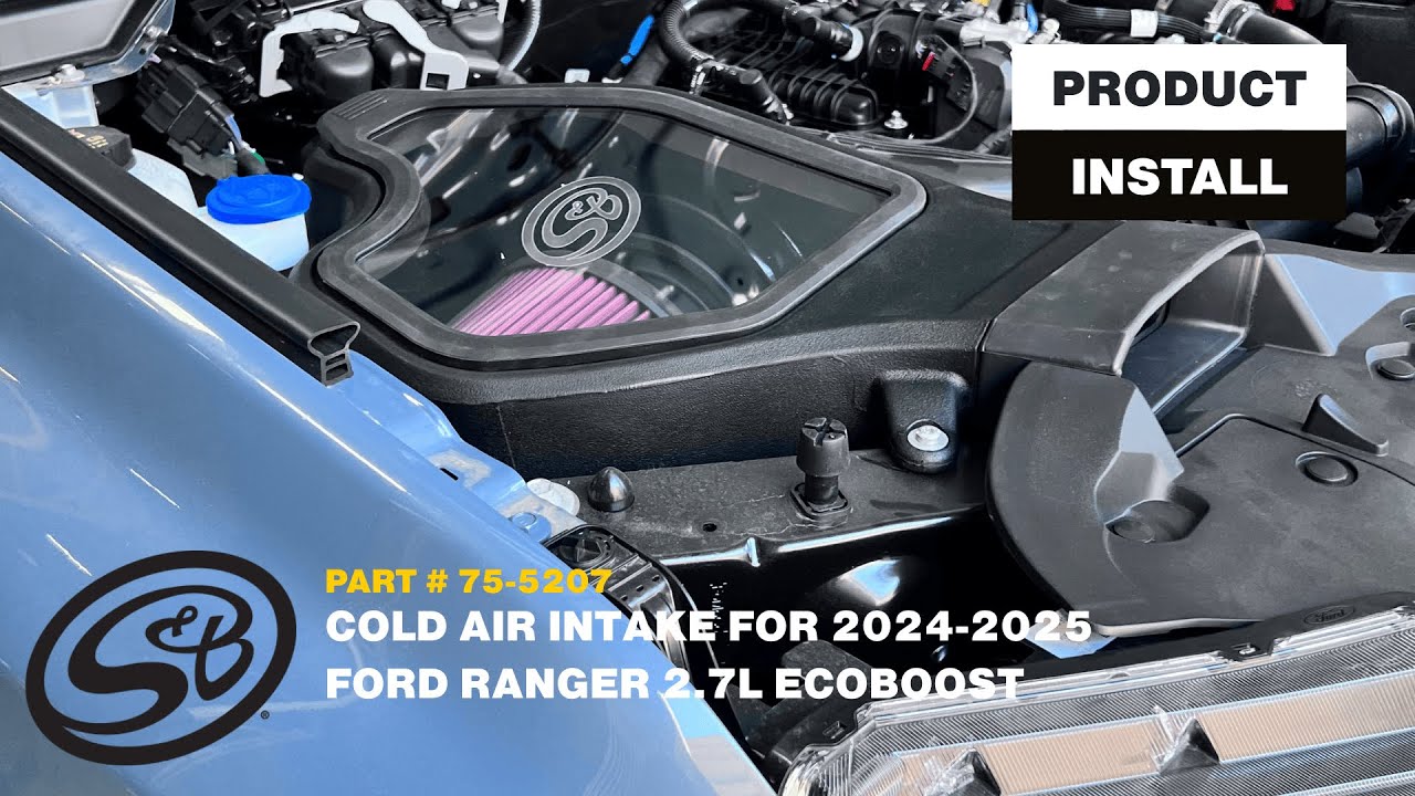 S&B Cold Air Intakes | 2024+ Ford Ranger 2.7L Ecoboost