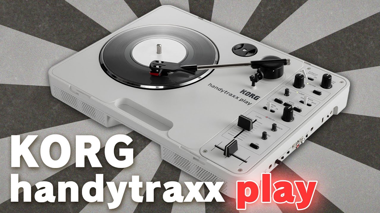【これはヒットの予感…】ありそうでなかった！ルーパー付きターンテーブルの衝撃！ / KORG handytraxx play