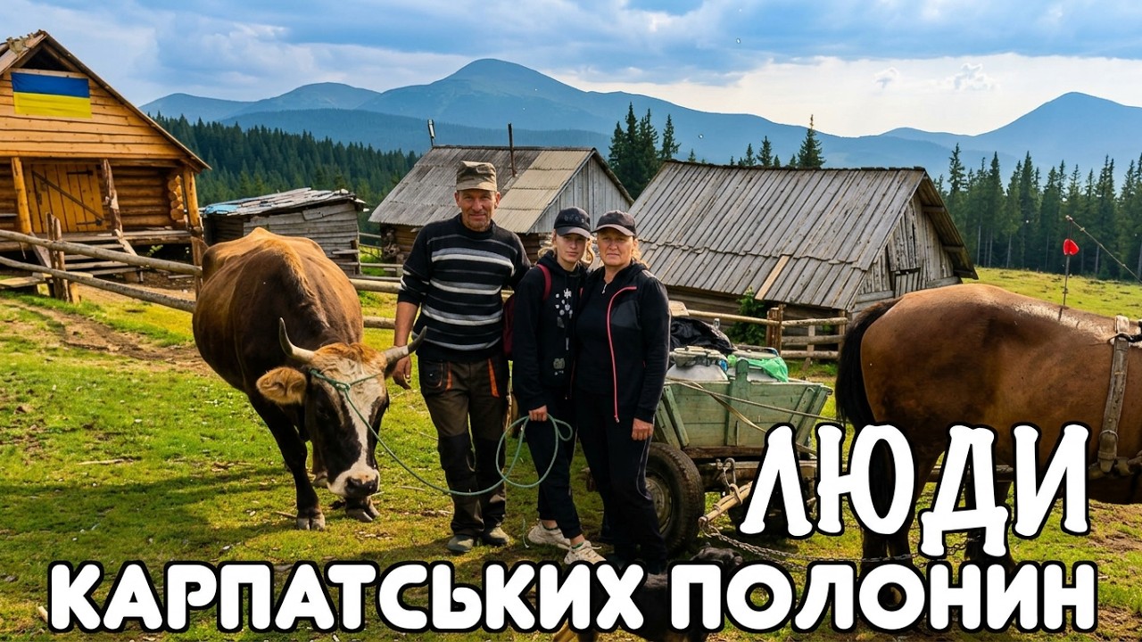 Як проходить останній день літнього життя на полонині Кукул господаря Івана і його сімʼї . Карпати.