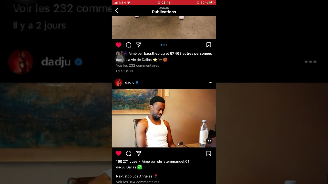 Dadju sa femme et ses enfants