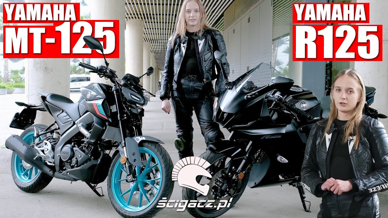 Yamaha R125 i Yamaha MT-125. 130 km/h bez prawa jazdy na motocykl. Test modeli 2023