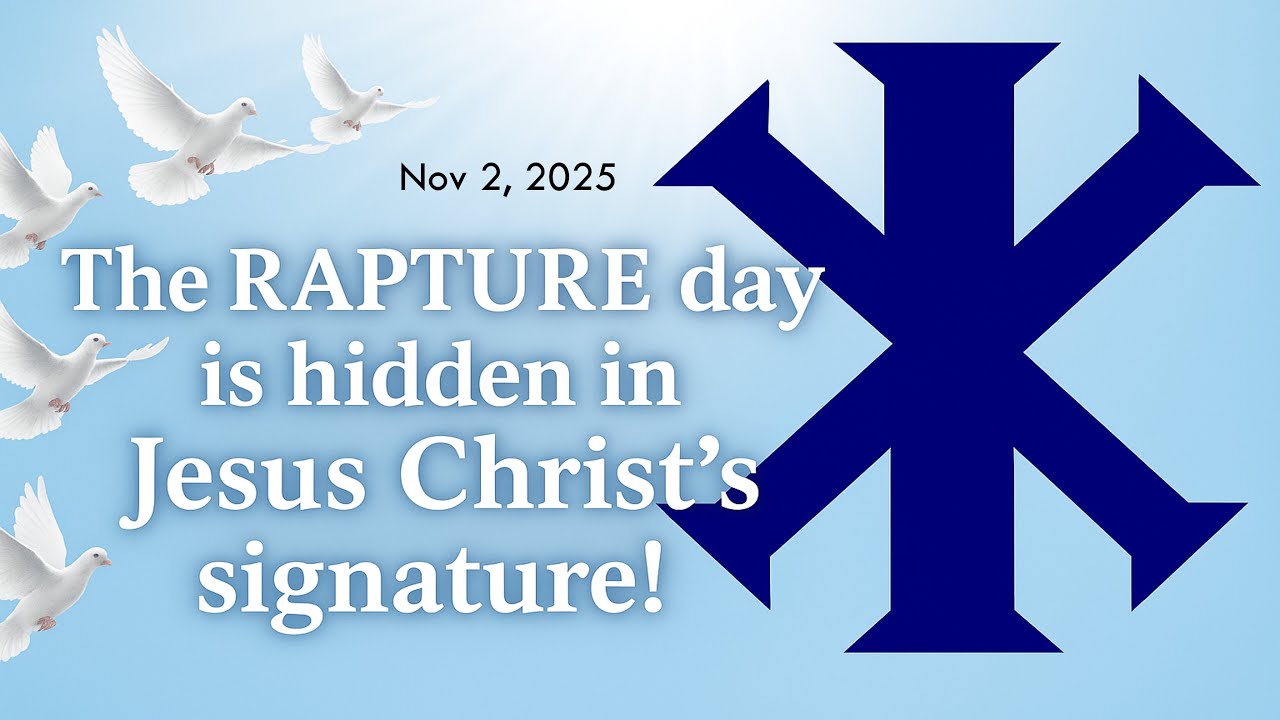 JESUS hides the Rapture date in His Signature!