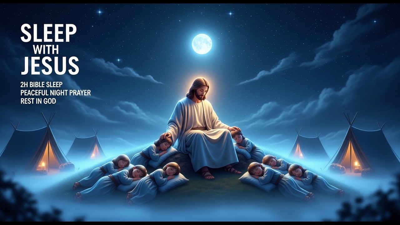 Jesus Love in the Night | Peaceful Christian Music for Rest & Healing ✝️
