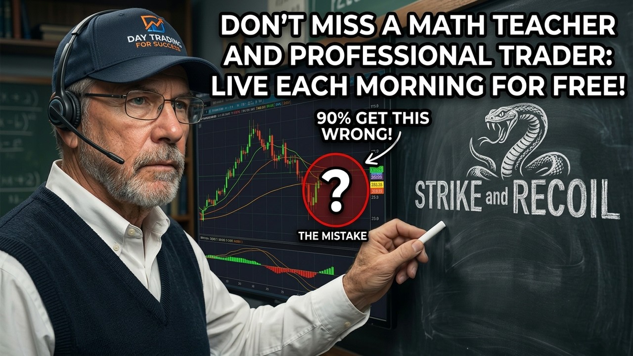 Professors Livestream Morning Profits! Scalping Large Caps: Strike and Recoil Strategy