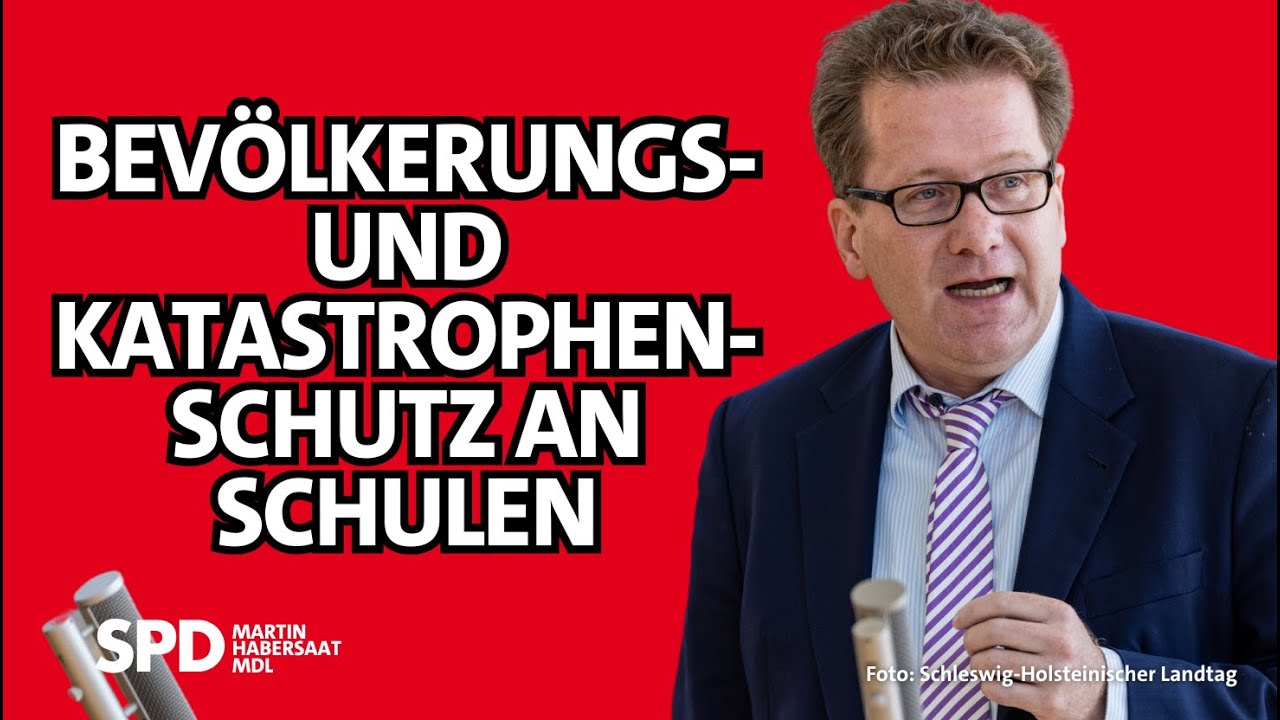 Bevölkerungs  und Katastrophenschutz an Schulen | #landtagsh 🔴