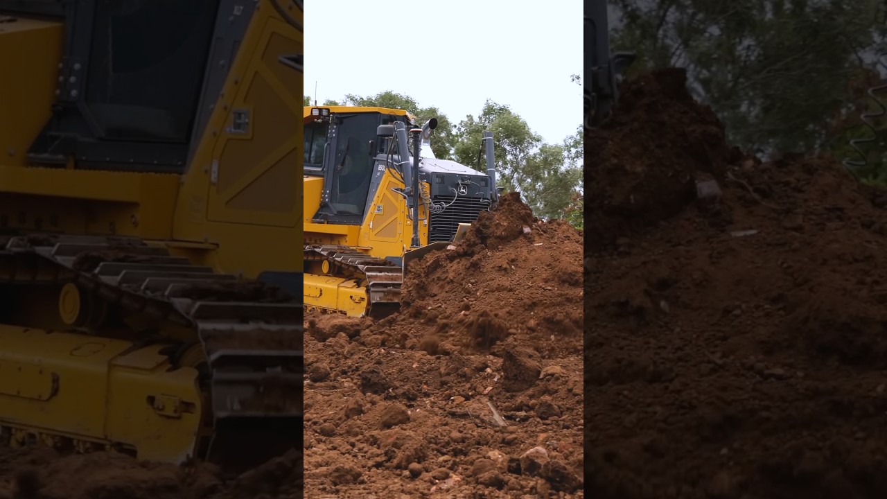 Deere 850L PAT Blade #bulldozer cut & fill #machinery