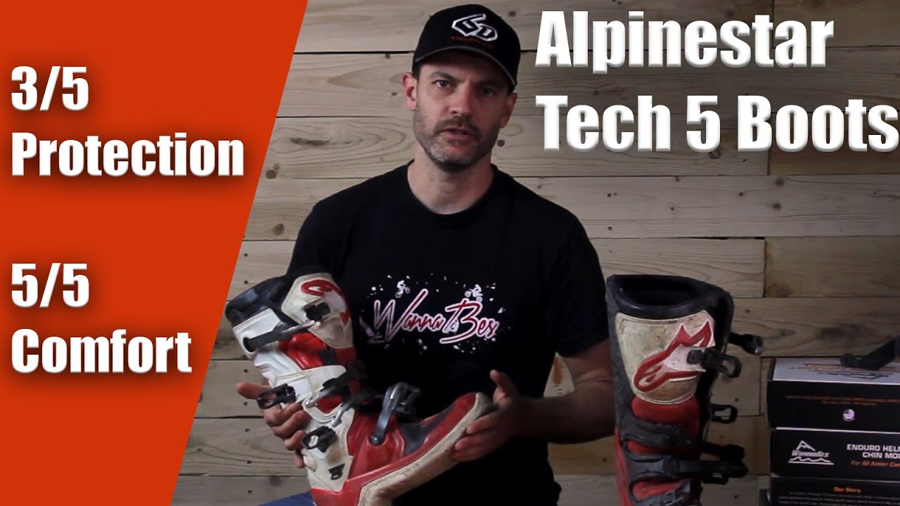 Обзор мотоботов Alpinestar Tech 5 | Средняя защита и высокий комфорт по доступной цене | Мотокрос...