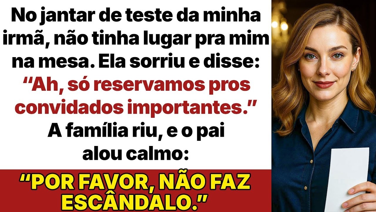 Minha família não me deu lugar no casamento até descobrir que o salão era meu
