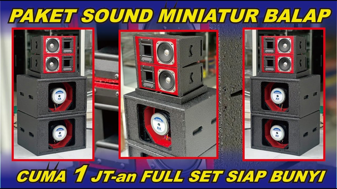 CEK SOUND PAKET MINIATUR HARGA 1 Juta-an SIAP BUNYI