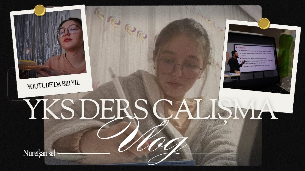 Yks Ders Çalışma Vlogu📝 | #yks2026 | YouTube’da Bir Sene🥹🤍