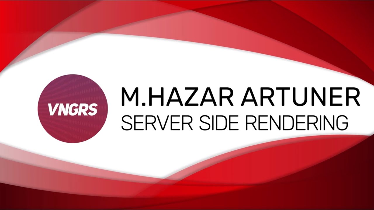 ImmuttableJS, Server Side Rendering | M. Hazar Artuner | A DAY TO REACT 2019 | Part 7
