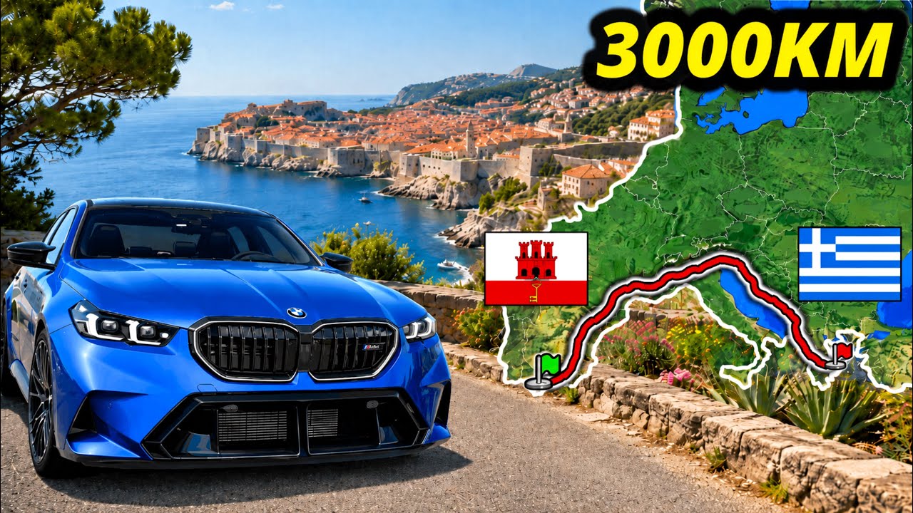 ETS2 Longest Road Trip - Gibraltar to Athens | Euro Truck Simulator 2