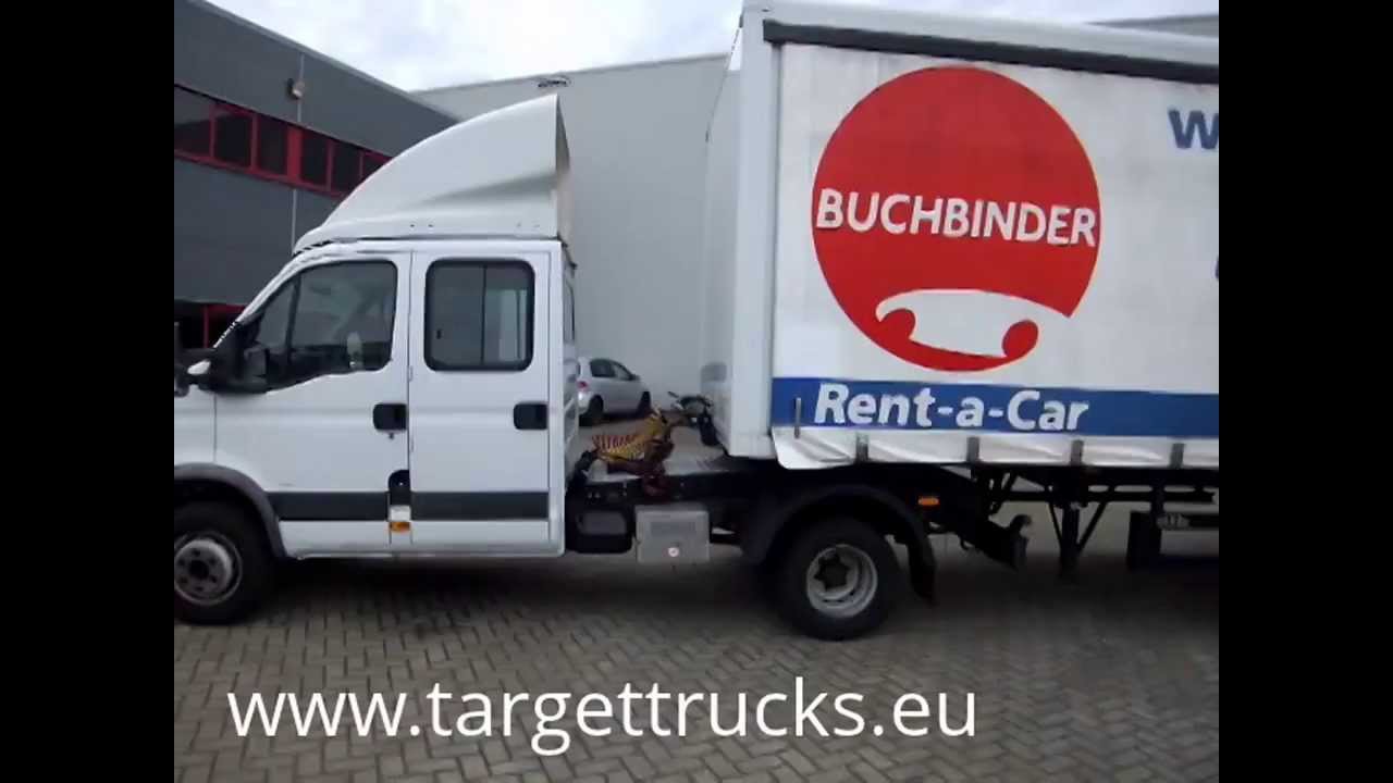 740420 IVECO DAILY 65C18 TRUCK COMBINATION EURO4 177HP 10-08 117896KM W/ SAXAS 1AXLE TRAILER 2008