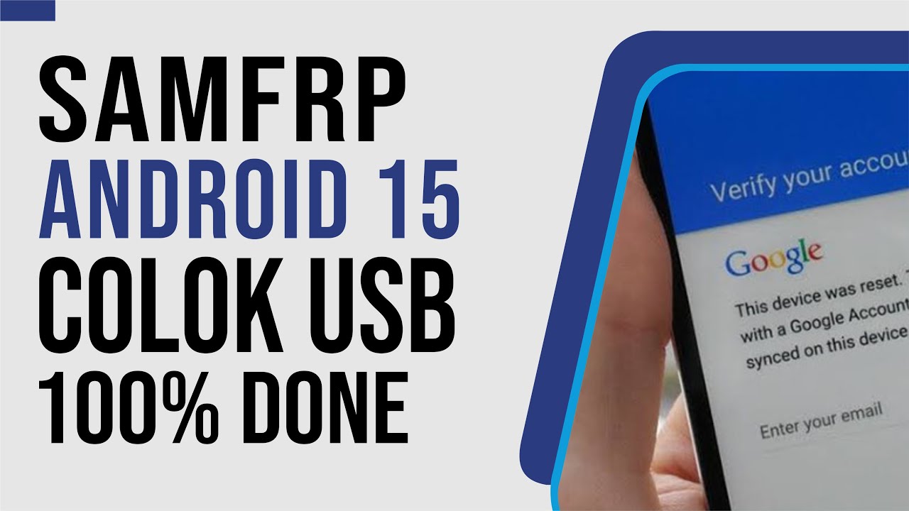 Bypass Samsung FRP All Android 15 | Support A15, A16, A14, A33, A34, A35, A55 (USB Only)