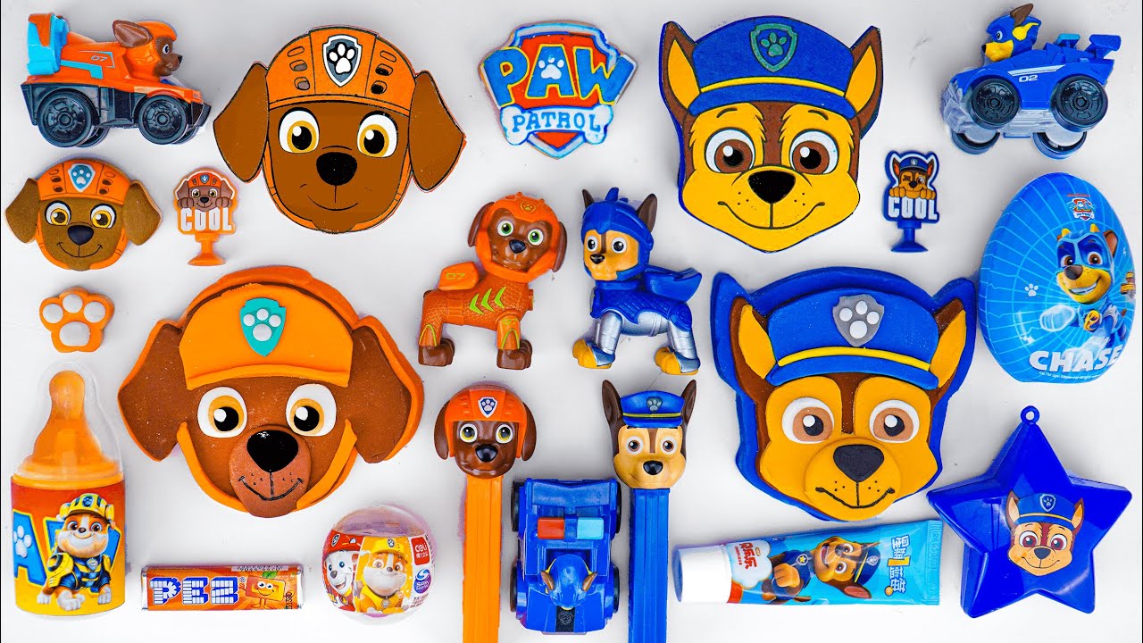97 Minutes Satisfying with Unboxing Paw Patrol Zuma & Chase Candy Toys Collection ASMR 🐾
