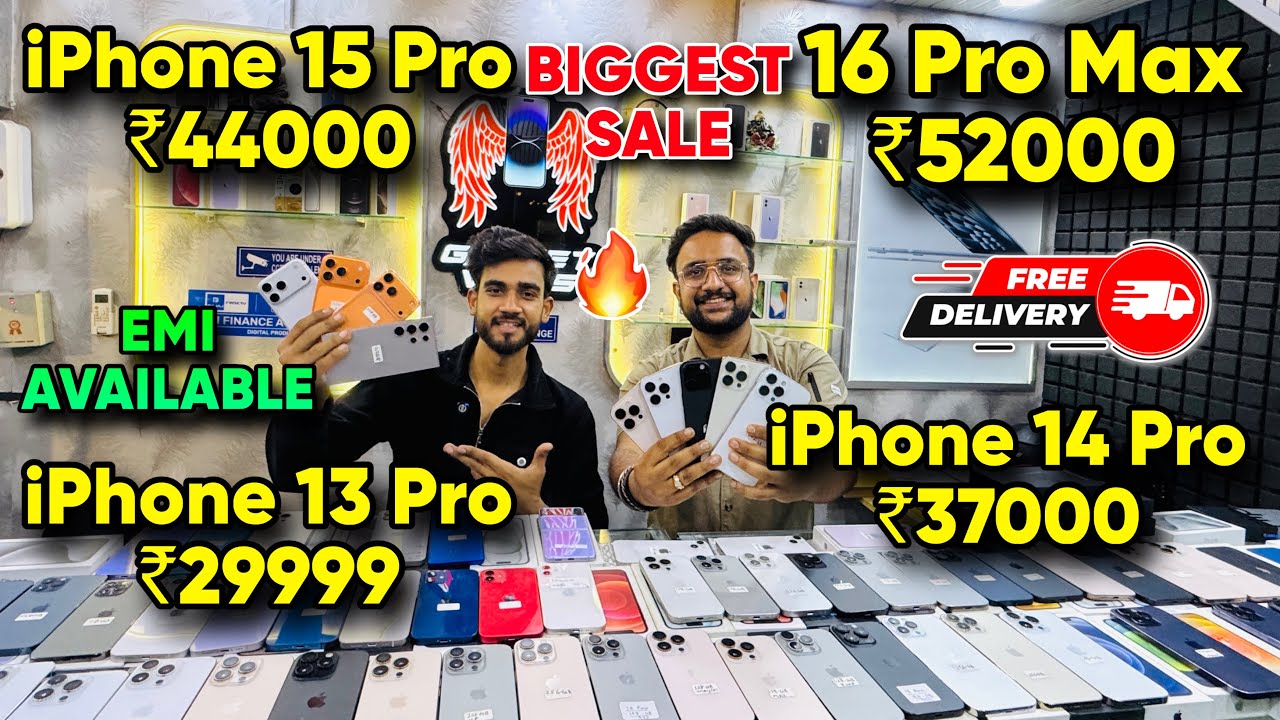 Biggest iPhone Sale Ever 🔥| Cheapest iPhone Market  | Second Hand Mobile  iPhone 17 iphone16 Pro 