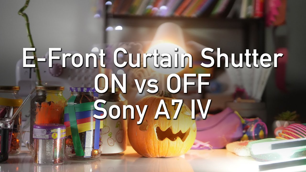 Sony A7 IV &mdash; E-Front Curtain Shutter ON vs OFF | Bokeh Comparison at 1/200 &ndash; 1/8000 sec test