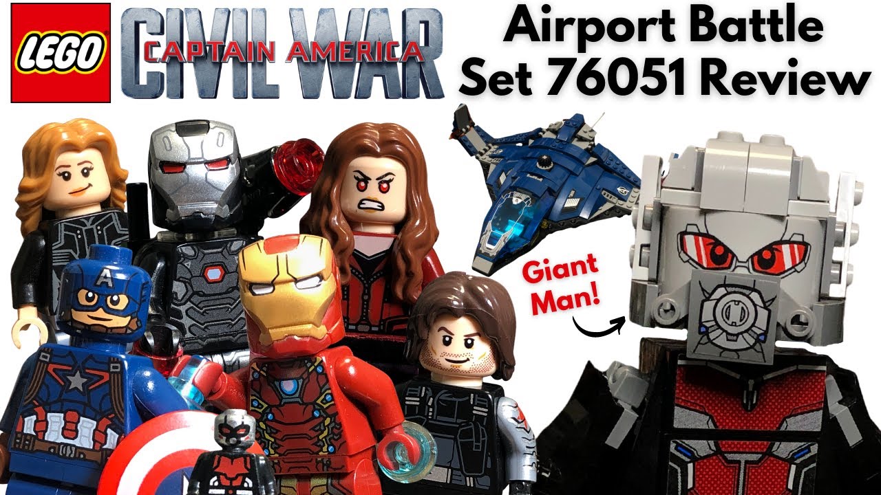 Обзор набора LEGO Civil War AIRPORT BATTLE 76051 — Лучший набор LEGO Marvel?