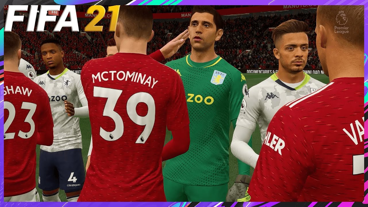 FIFA 21 | Manchester United vs. Aston Villa | Premier League | at Old Trafford