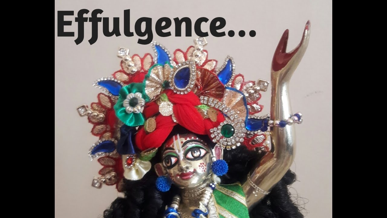 Gaur Nitai Dressing Tutorial- USING  EFFULGENCE