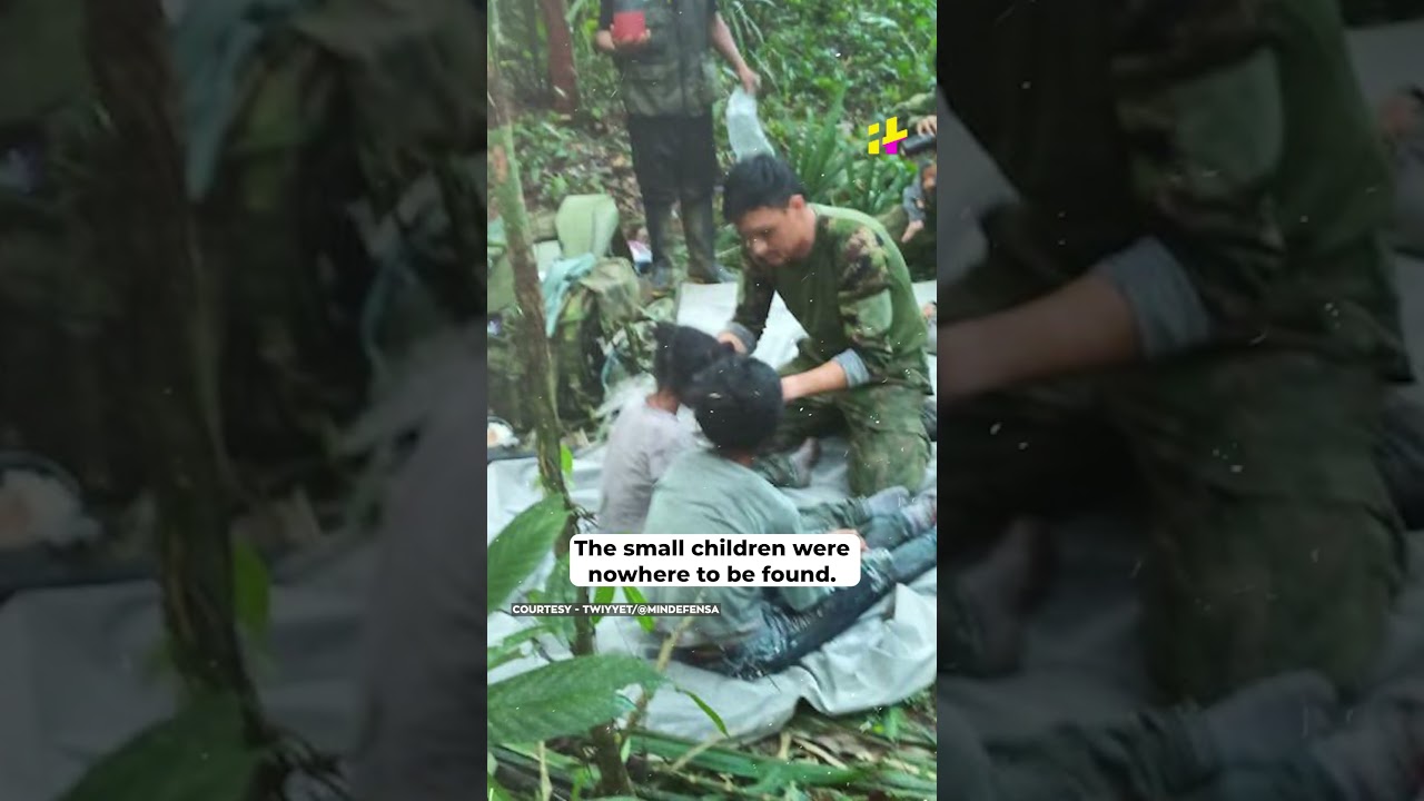 4 Colombian Children Lost After Plane Crash Found Alive In The Amazon Jungle