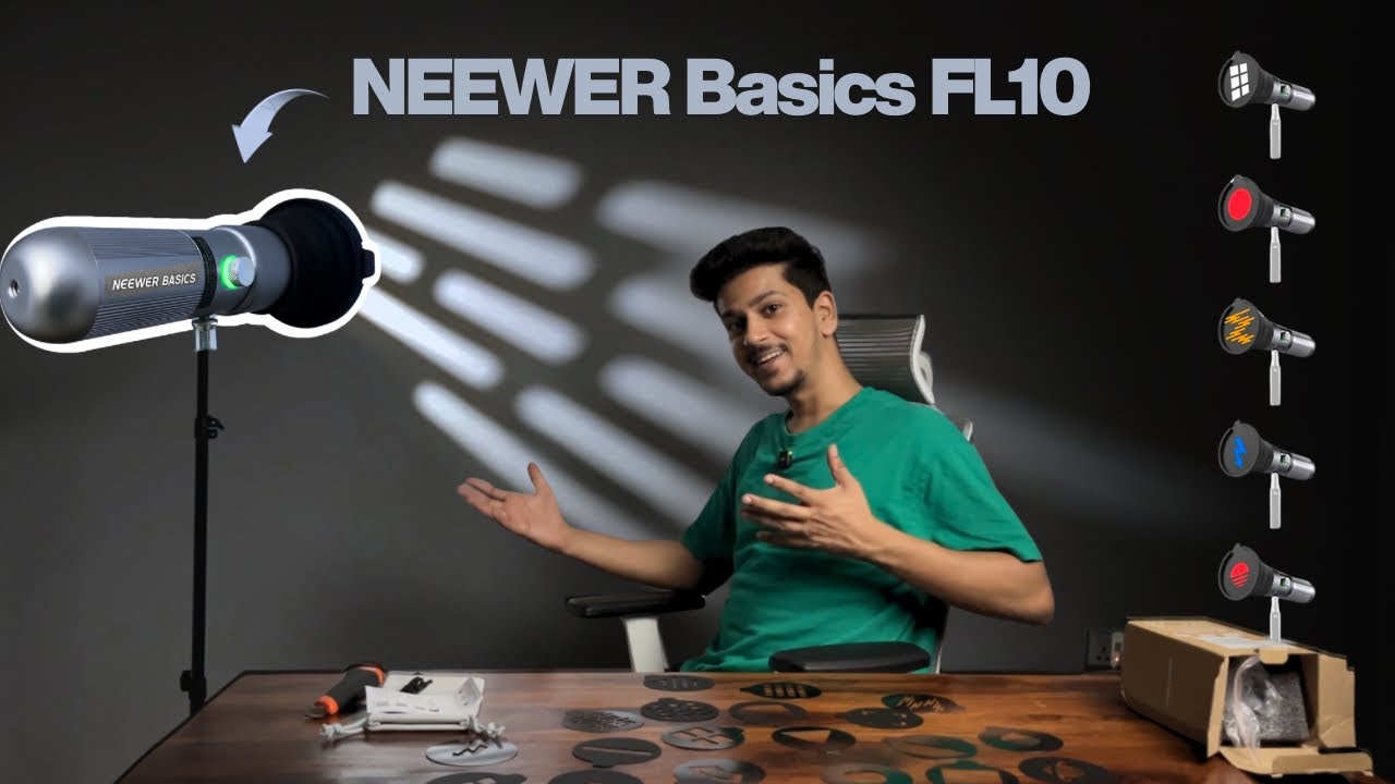 The BEST Light Under ₹5000? Neewer Basics FL10 Unboxing 