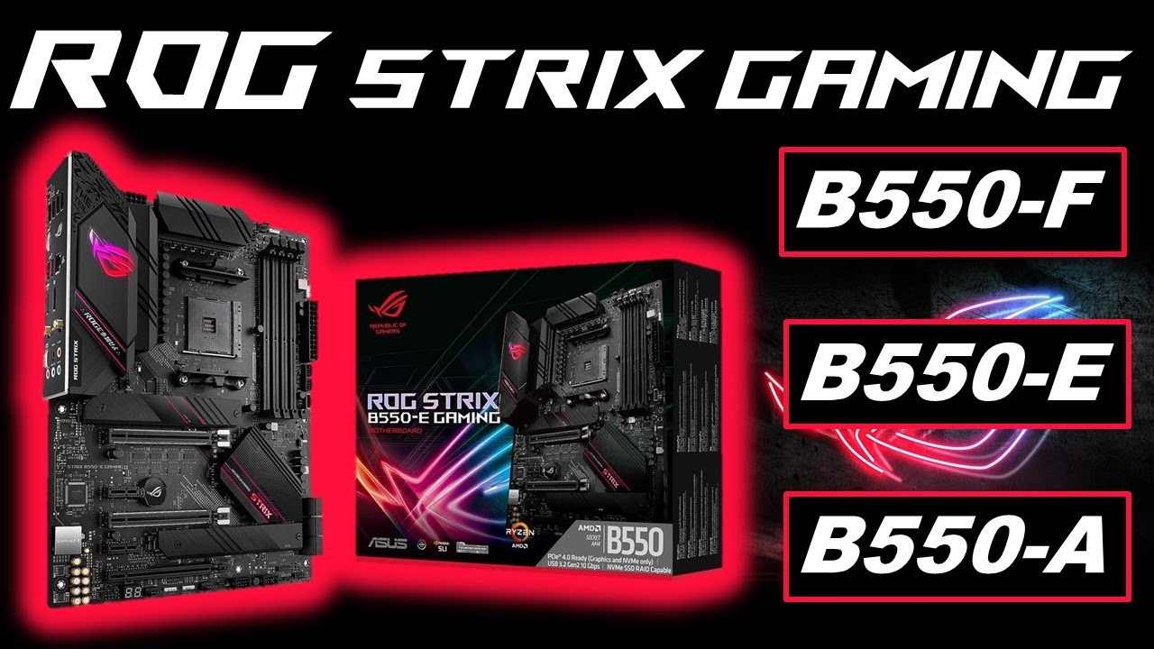 ASUS ROG STRIX B550-F gaming/ B550-E/ REVISION/ Mejor B550...???