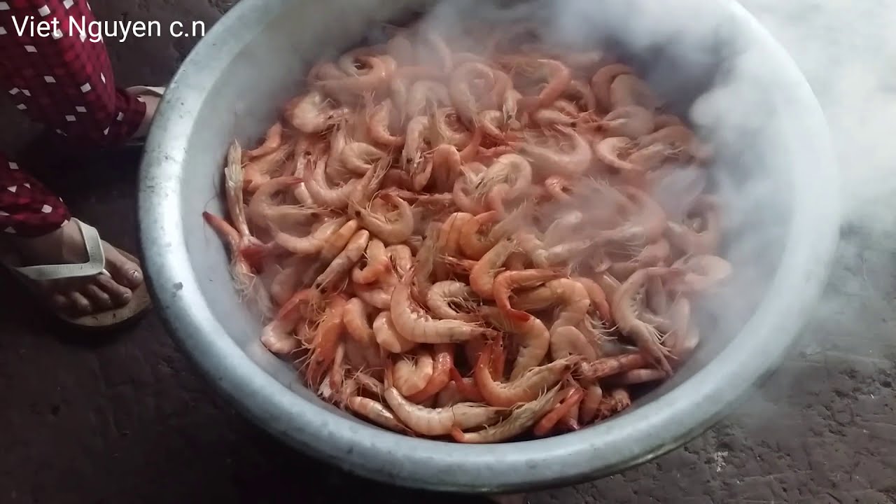 Bí kíp làm tôm khô đỏ ao, tróc vỏ không cần phẩm màu.