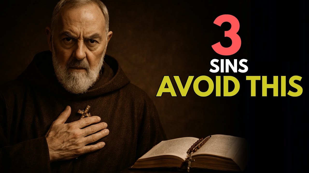 PADRE PIO REVEALED: 3 SINS EVERY CHRISTIAN MUST AVOID