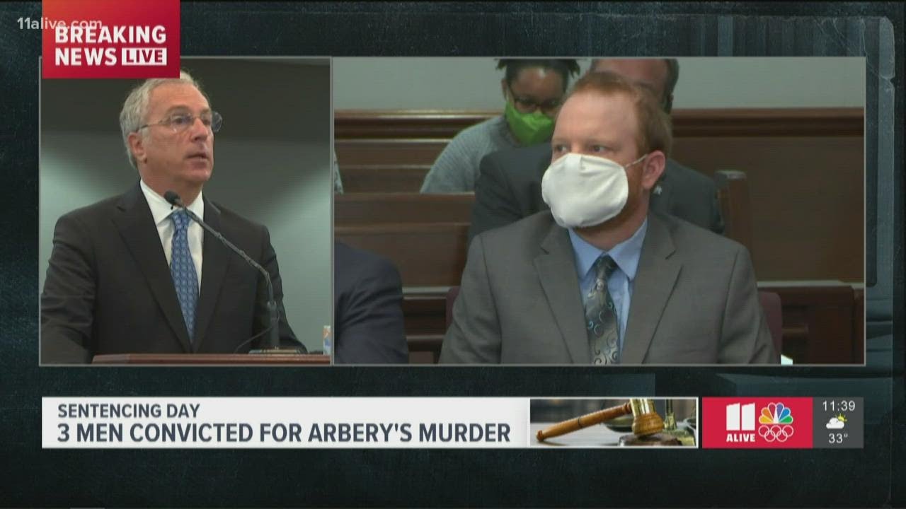 Ahmaud Arbery killers' sentencing | Travis McMichael defense says he shouldn't receive max sentence