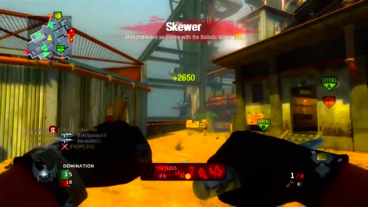 Call of Duty: Black Ops: Ballistic knife, Tomahawk Montage 'Pick your Poison'