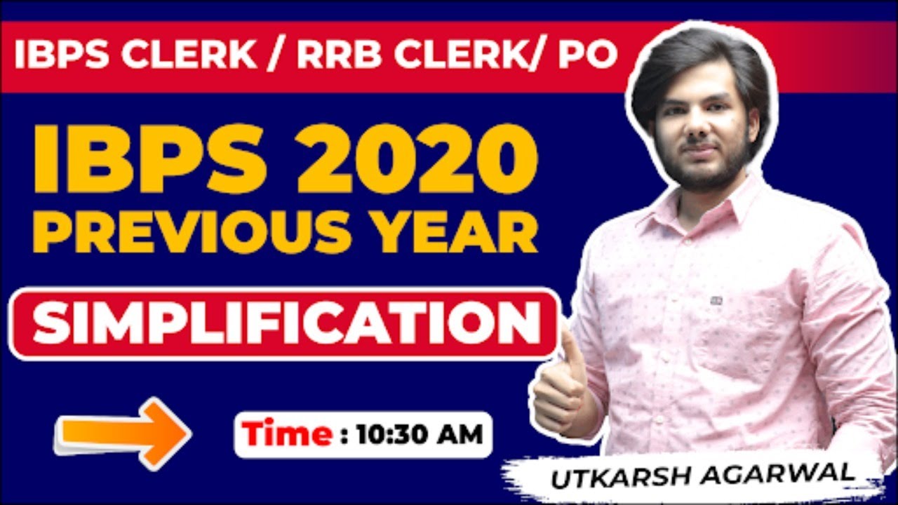 How to Solve Previous Year Simplification Questions | IBPS | RRB CLERK | PO || Utkarsh Sir || LAB