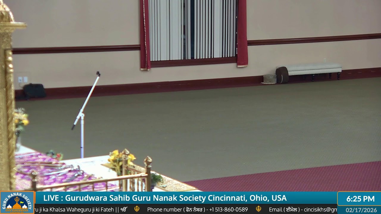 Guru Nanak Society of Greater Cincinnati Live Stream