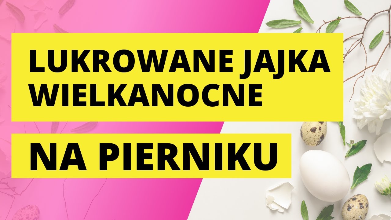 Lukrowane jajka wielkanocne z marmurkowym wzorkiem