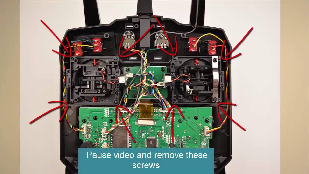 How to change from Mode 1 to Mode 2 on a I6 controller