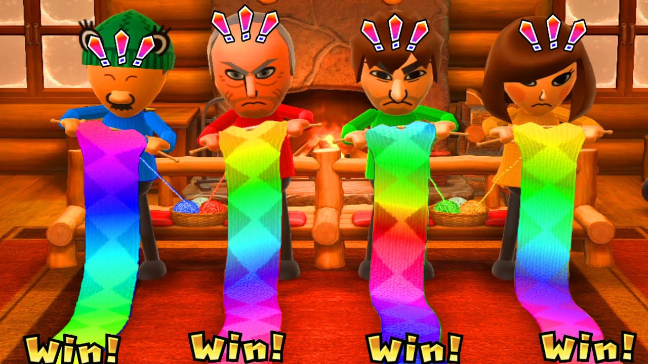 Wii Party U Highway Roller - Frog Mario vs Jesus vs Mizuho vs Andre (Master Difficulty)