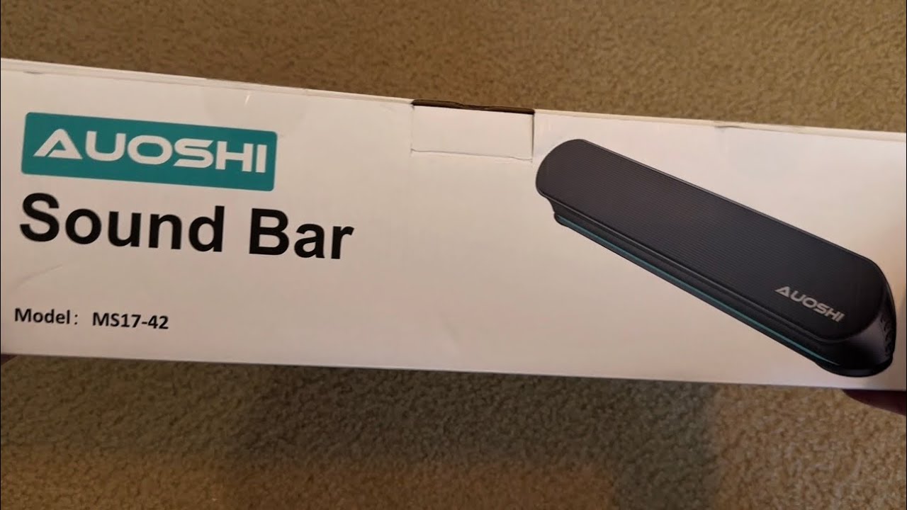 AUOSHI Sound Bar MS17-42: Unboxing and What&rsquo;s in the Box 📦