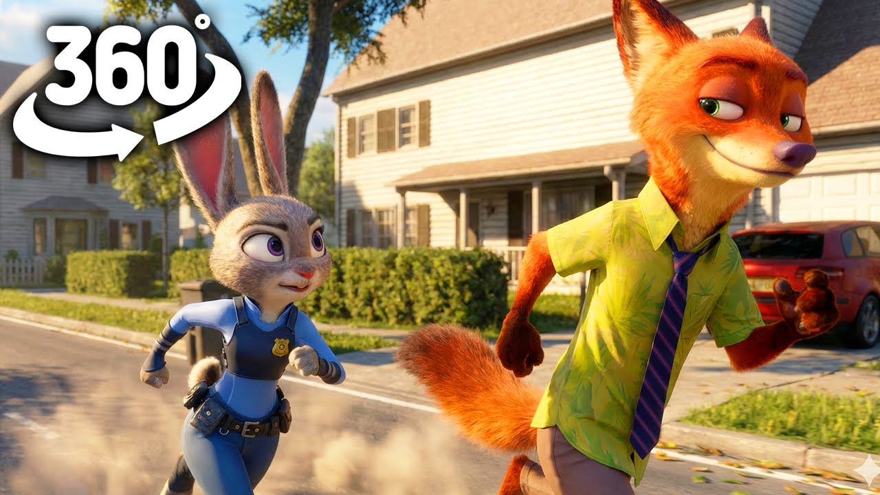 Zootopia Movie Compilation! | 360&deg; VR Animation